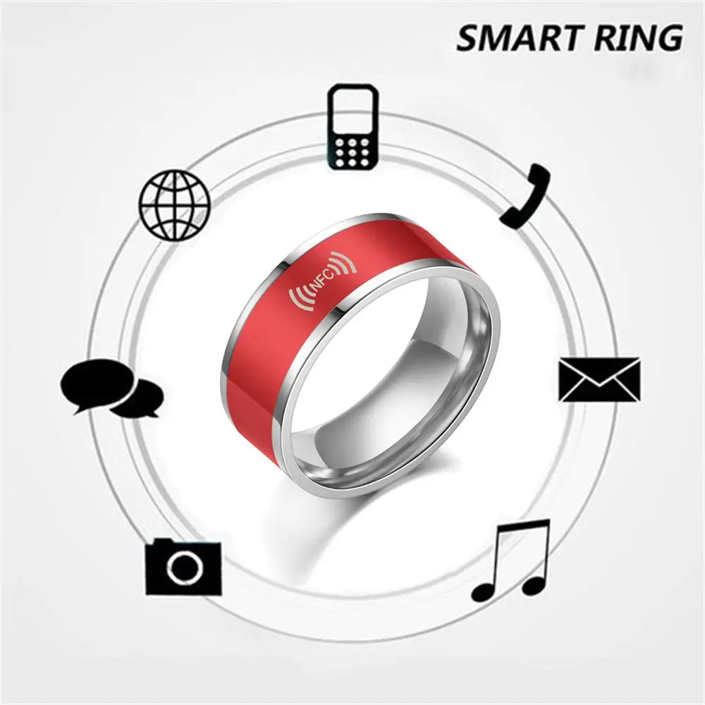 Bague intelligente, portable, connexion multifonction NFC pour Android.