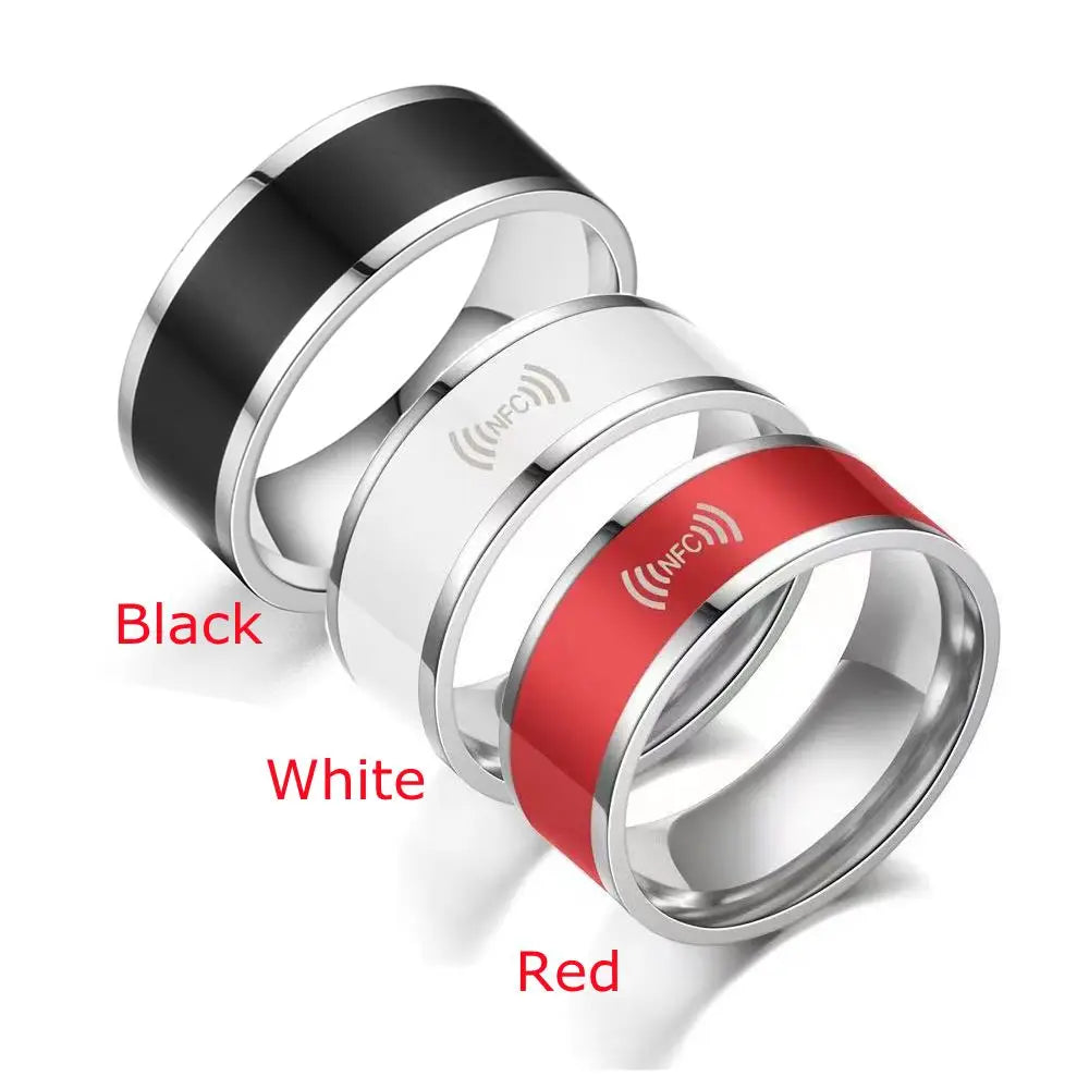 Bague intelligente, portable, connexion multifonction NFC pour Android.