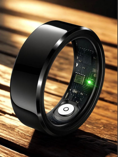 Bague intelligente mesure la fréquence cardiaque, l'oxygène dans le sang, le sommeil et le rapport caloriques